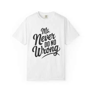 Wallen Ms Never Do No Wrong Comfort Colors Tee - Sunlit Funlit Country Music Tees